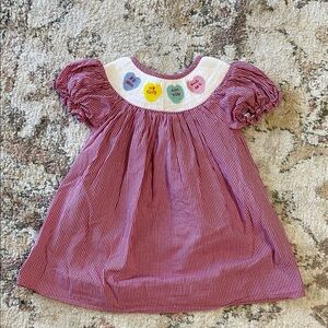 Charming Red Gingham Kids Dress